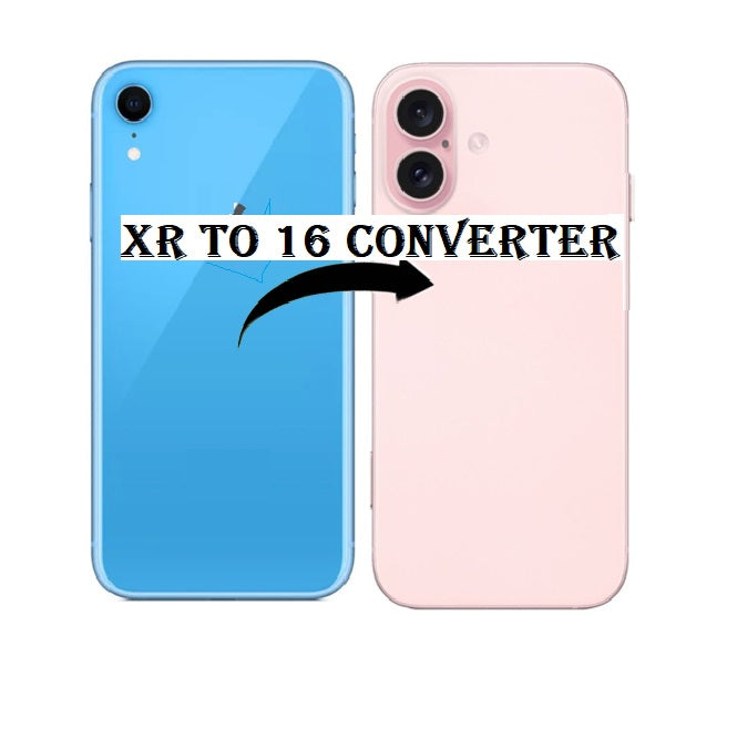 Convertor Back Panel Housing Body for Apple iPhone XR Convert to Apple iPhone 16 Convertor Back Panel Housing Body for Apple iPhone XR Convert to Apple iPhone 16